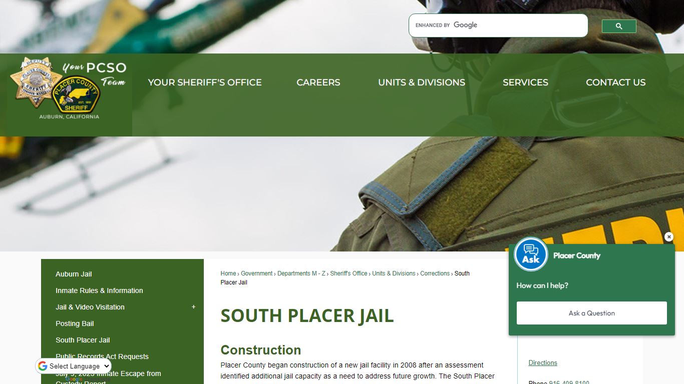 South Placer Jail | Placer County, CA